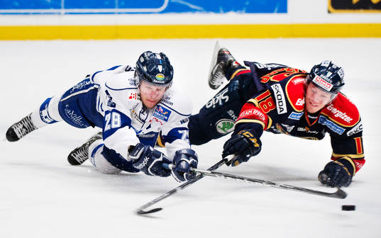 Lucas Sandström, Leksand, och Jonas Almtorp, Djurgården,