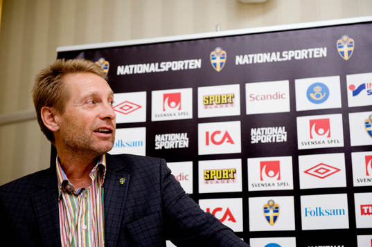Bläddra bland fler bilder av Fotboll, presskonferens Svenska Fotbollsförbundet