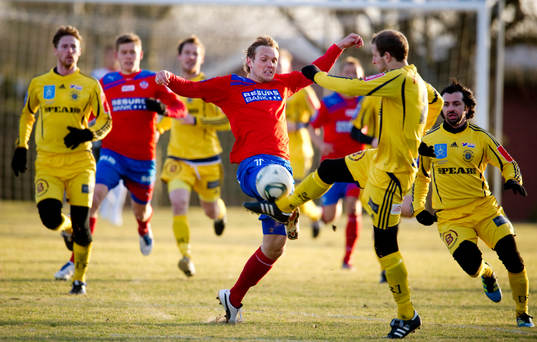 Fotboll, allsvenskan, träningsmatch, Ängelholm -