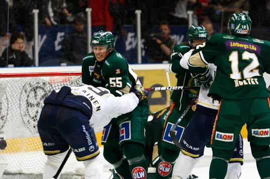 Marius Holtet, Färjestad , Martin Sevc, Färjestad , Jukka