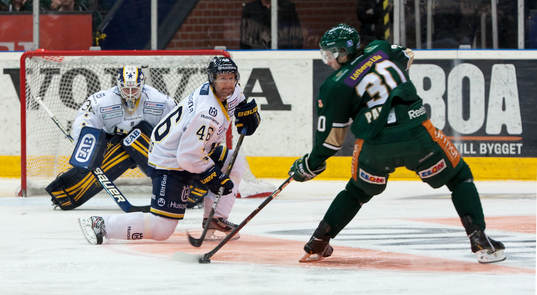 Marcus Paulsson, Färjestad , Mats Trygg, HV71 , Daniel