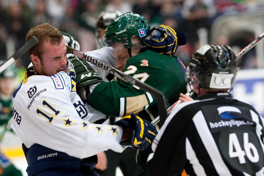 Jonas Frögren, Färjestad , Jesse Joensuu, HV71