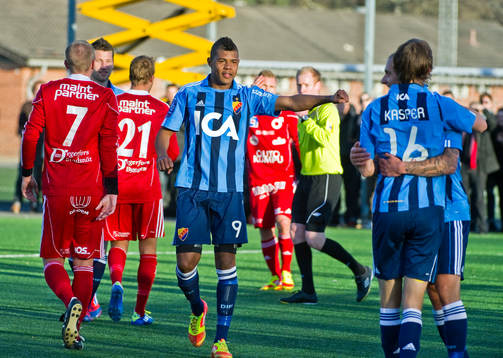 Ricardo Santos och Kasper Hämäläinen, Djurgården (Jubel)