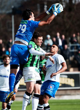 Abbas Hassan, målvakt, Norrköping, Calum Angus, Gais