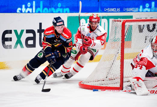 Marcus Nilson, Djurgården, utmanar Jeremy Boyce Rotevall