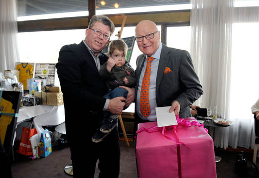 Avtackning av Lars-Åke Lagrell på Operaterassen