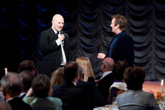 Middag på Grand Hotell: Sebastian Lagrell och Åke Unger