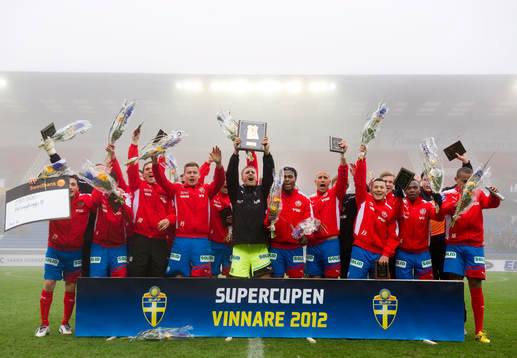 Helsingborg jubel, svenska supercupmästare. (Jubel,