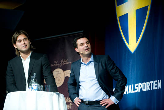 Astrit Ajderevic, Norrköping, och Tommy Åström, Canal+