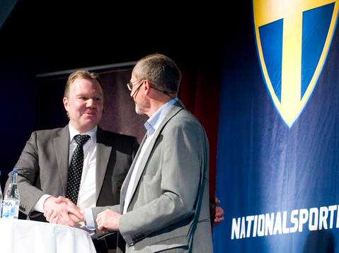 Karl-Erik Nilsson, ordförande, Svenska Fotbollförbundet