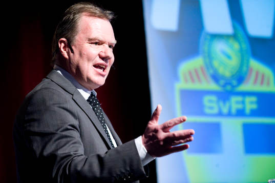 Karl-Erik Nilsson, ordförande, Svenska Fotbollförbundet