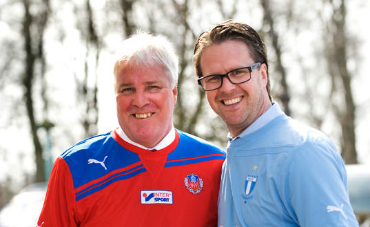 Skånetränarna Conny Karlsson, Helsingborg och Rikard