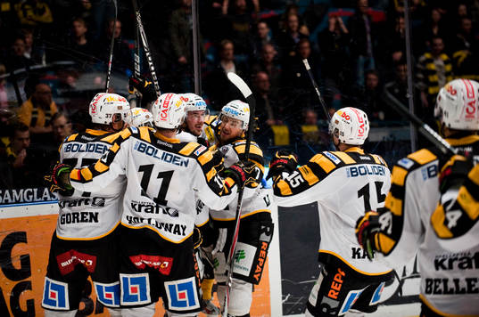 Jimmie Ericsson, Skellefteå avgör matchen och jublar med