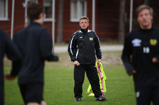 Anders Linderoth, tränare för juniorer i Mjällby