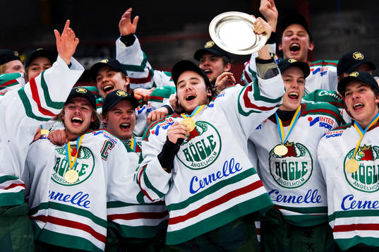 Rögle, jubel, Svenska mästare, SM-guld