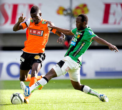 Dioh Williams, Häcken. Reuben Ayarna, Gais