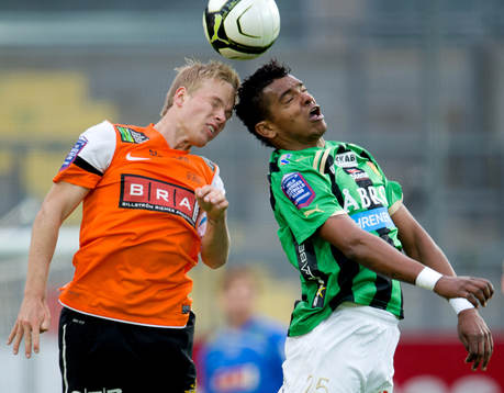 Oscar Lewicki, Häcken. Wanderson Do Carmo, Gais
