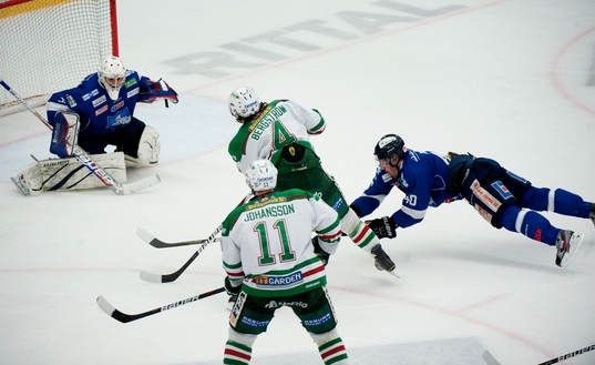 Nils Bergström, Rögle gör 4-3
