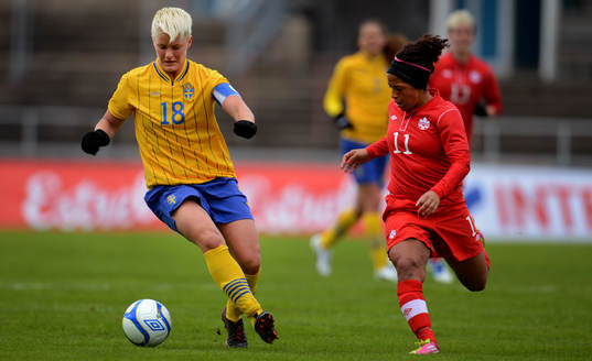Nilla Fisher, Sverige, Desiree Scott, Kanada