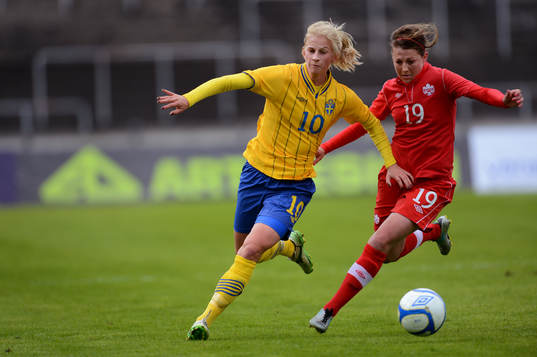 Sofia Jakobsson, Sverige, Chelsea Stewart, Kanada
