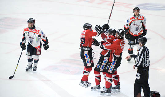 Niklas Johansson, Christian Magnusson, Karlskrona, jubel.
