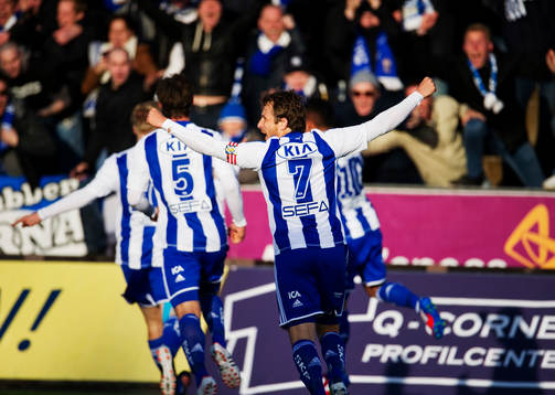 Tobias Hysén, IFK Göteborg, jubel