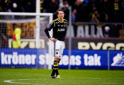 Viktor Lundberg, AIK, spottar. Depp