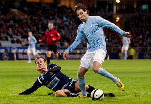 Eric Larsson, Gefle, Jimmy Durmaz, Malmö FF