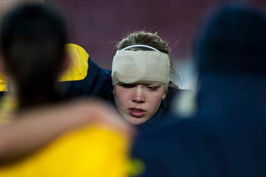 Bläddra bland fler bilder av Fotboll, F19, Polen - Sverige
