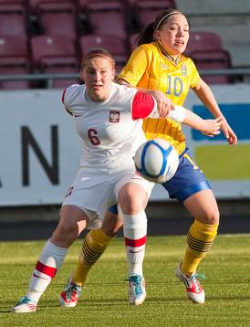 Monika Kazmierczak, Polen och Elin Rubensson, Sverige