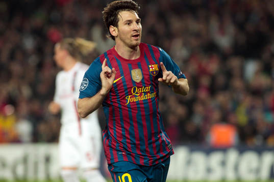 Bläddra bland fler bilder av Fotboll, Champions League, Barcelona v Milan