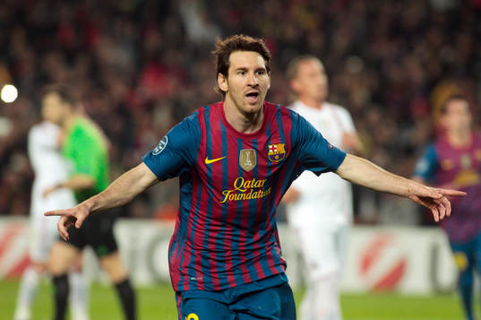 Lionel Messi, Barcelona (Jubel)