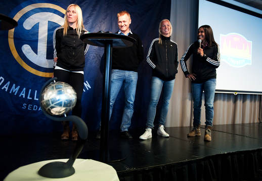 Johanna Frisk, Stefan Fredriksson, tränare, Caroline