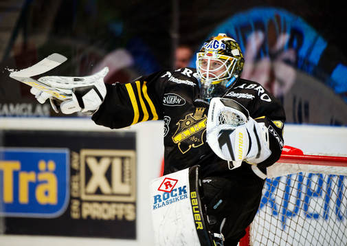Viktor Fasth, målvakt, AIK, jubel vid slutsignalen som