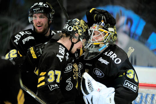 Patrik Nemeth, Stefan Johansson och Victor Fasth, AIK,