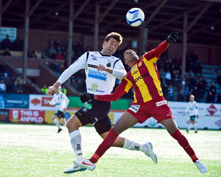 Mikael Dahlberg, Gefle och Alessandro Silva Perreira,