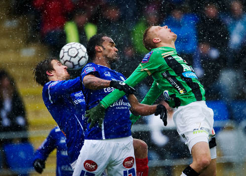 Jesper Arvidsson och Alberis Sérigo Angelo da Silva,