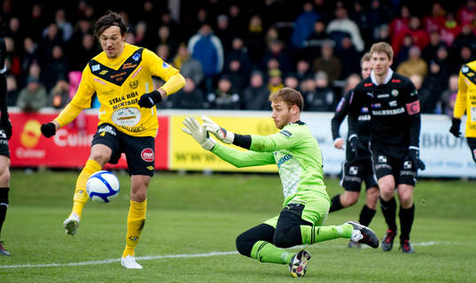 Daniel Ivanovski, Mjällby missar ett läge mot Tomer