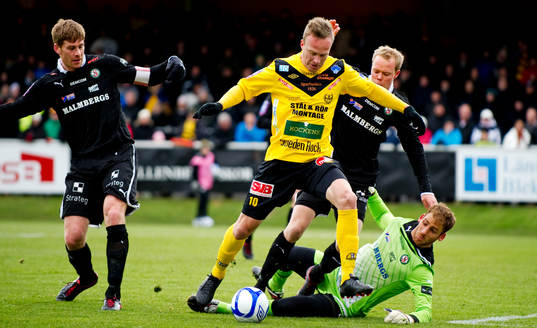 Marcus Ekenberg, Mjällby bryter igenom, Patrik Haginge,