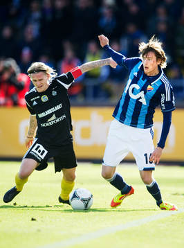 Ari Freyr Skúlason, Sundsvall, och Kasper Hämäläinen,