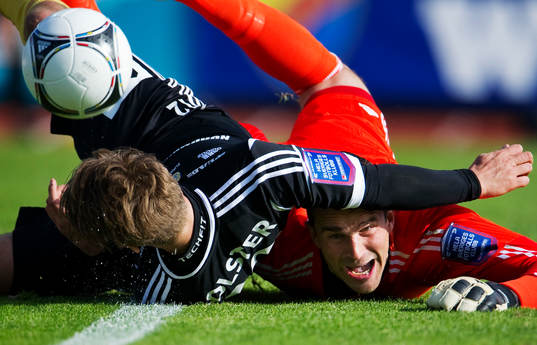 Fredrik Holster, Sundsvall, och Kasper Jensen, Djurgården