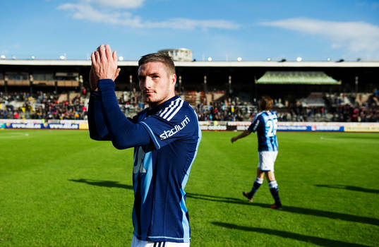 James Keene, Djurgården, tackar publiken