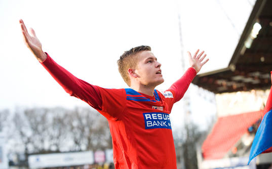 2-1 Alfred Finnbogason, Helsingborg, jubel