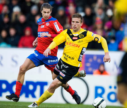Anders Svensson, Elfsborg, och Daniel Nordmark, Helsingborg