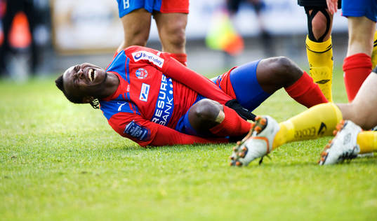 May Mahlangu, Helsingborg, skada