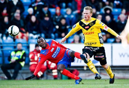 May Mahlangu, Helsingborg och Oscar Hiljemark, Elfsborg