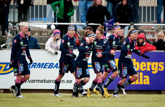 Manon Melis, Linköping 1-1 på övertid. Jubel