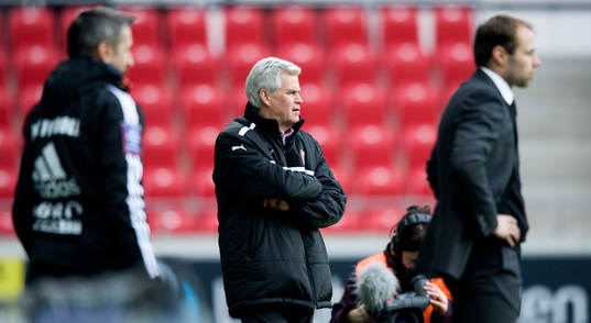 Nanne Bergstrand, tränare, Kalmar och Andreas Alm,