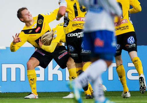 Viktor Claesson, Elfsborg, jubel, 2-0