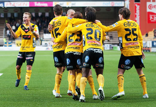 Elfsborg, jubel. Oscar Hiljemark